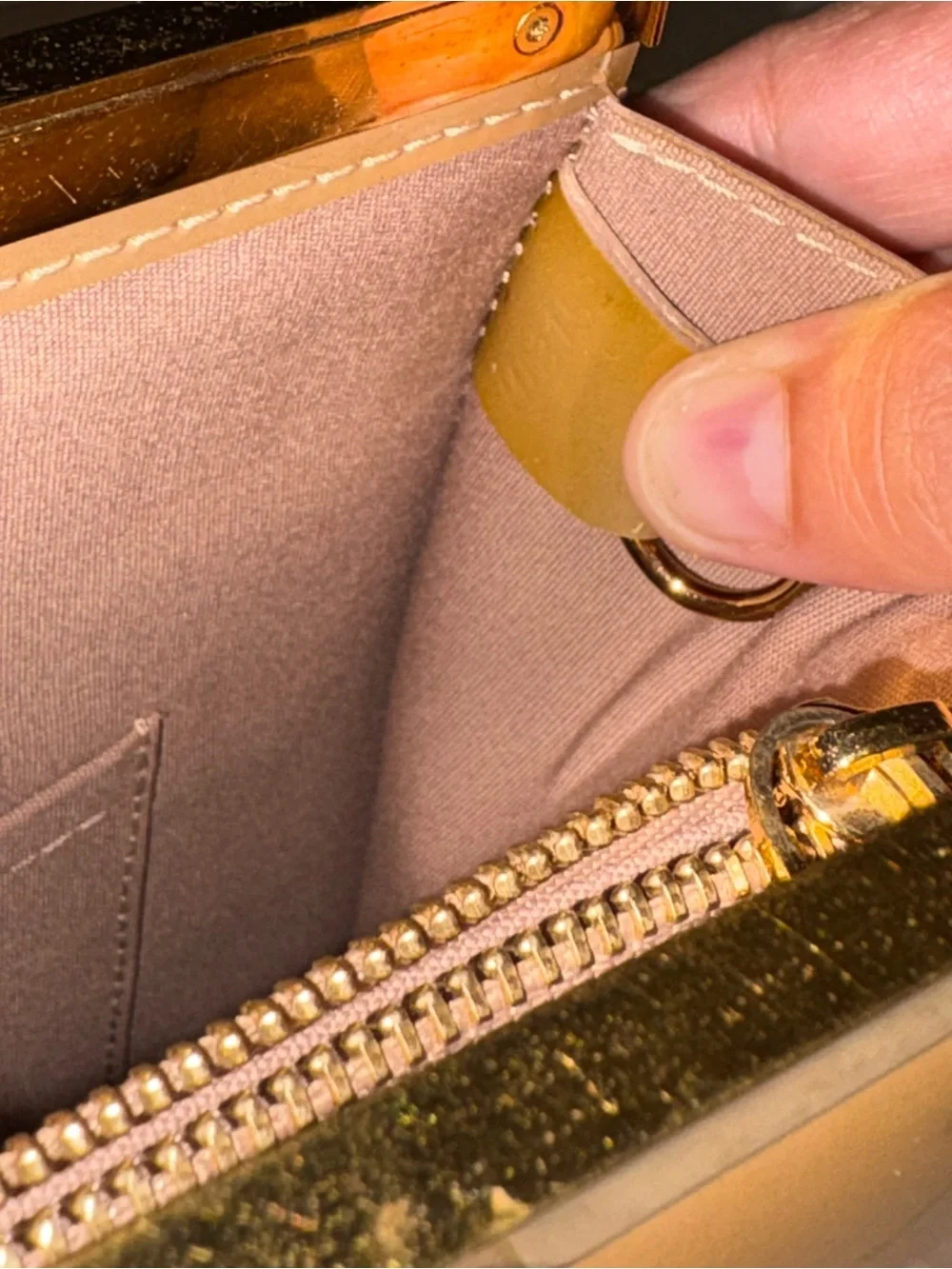 Louis Vuitton glossy patent